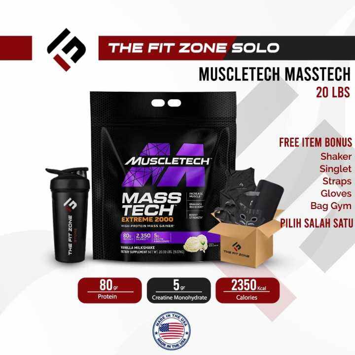 Muscletech Masstech Extreme Lbs Mass Gainer Lazada Indonesia