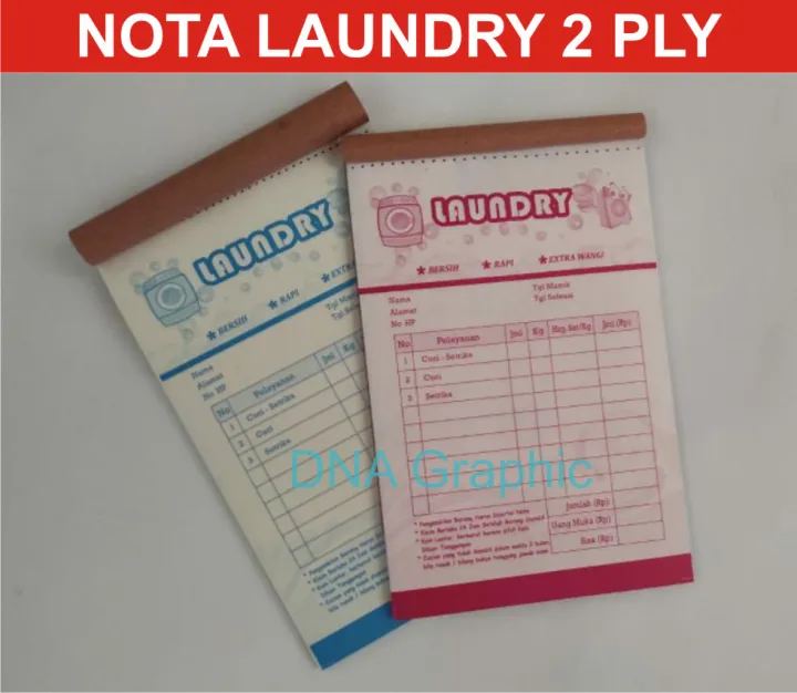 Nota Laundry Ply Rangkap Lazada Indonesia