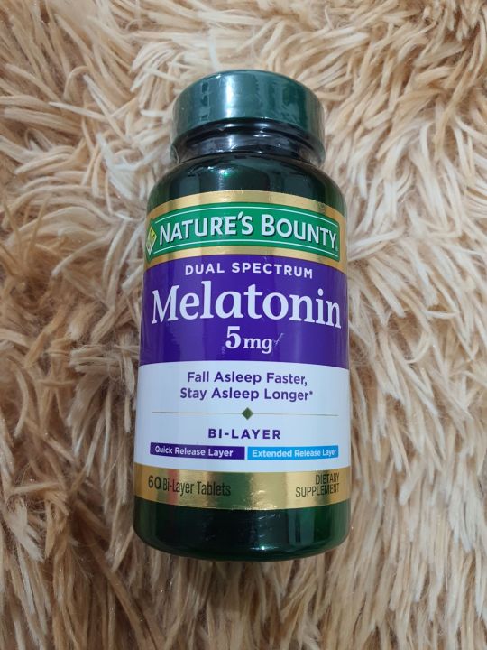 Nature S Bounty Dual Spectrum Melatonin Mg Tablets Lazada Ph