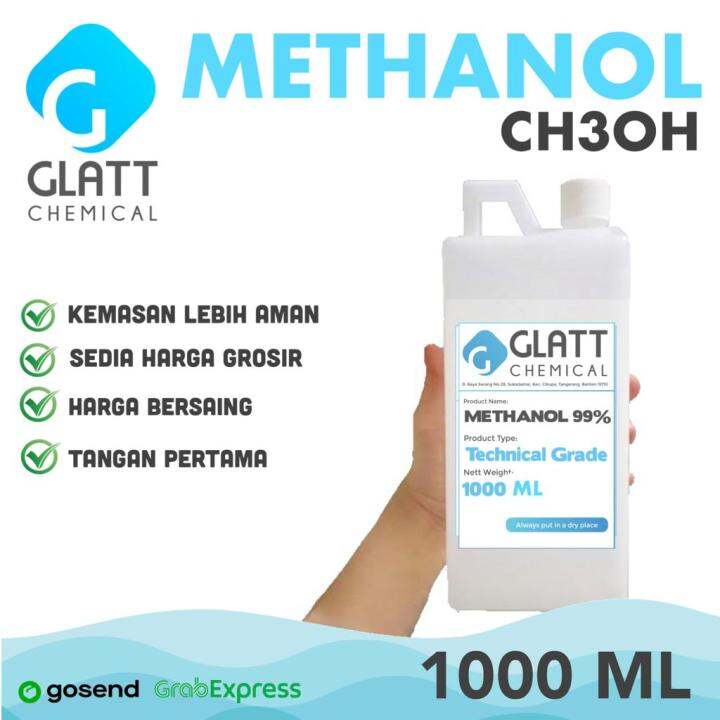 Methanol Murni 99 Kemasan 1000 Ml Metil Alkohol Spirtus Lazada