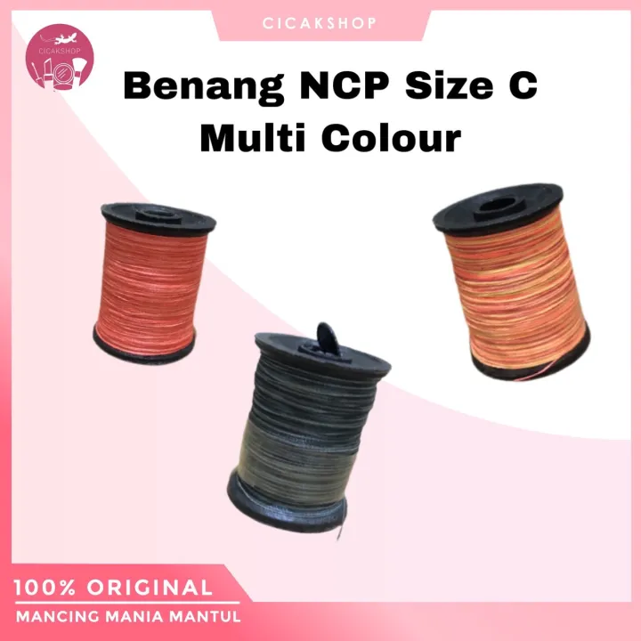 Cicakshop Benang Ncp Wraping Joran Size C Multicolor Lazada Indonesia