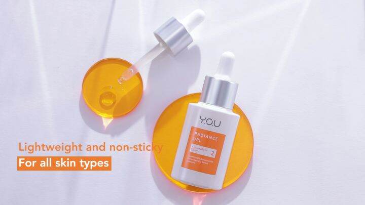 Y O U Radiance Up Antioxidant Serum 30mL Niacinamide Anti Aging