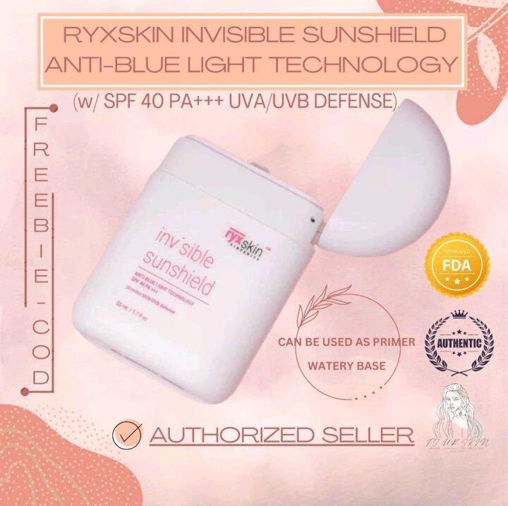 RyxSkin Invisible Sunshield Anti Blue Light Technology SPF 40 PA UVA