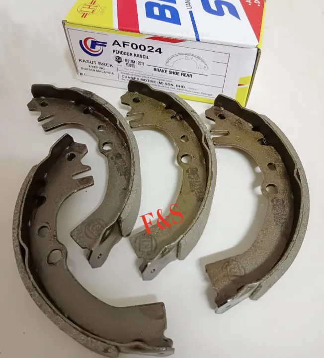 Brake Shoe Kancil Rear 1set 4pc Lazada