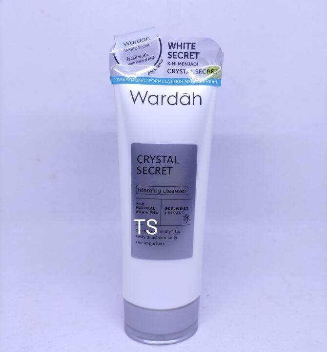 Wardah Crystal Secret Foaming Cleanser White Secret Facial Wash With