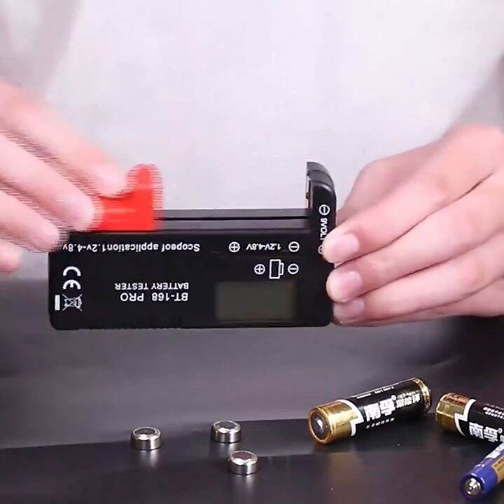 Baterai Tester Analog Digital Battery Tester Aa Aaa Alat Cek