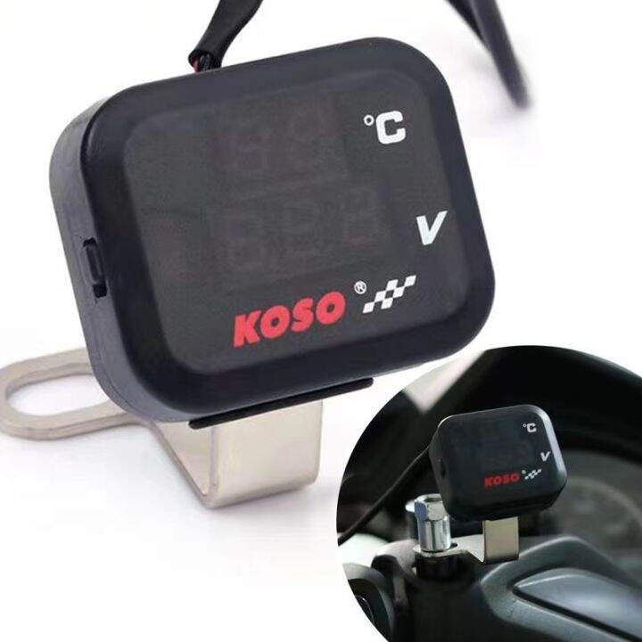 Koso Motorcycle Voltmeter In With Quick Charging Usb Port