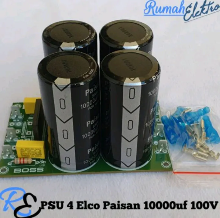 PSU 4 Elco PAISAN 10000uf 100V Plus Skun Lazada Indonesia