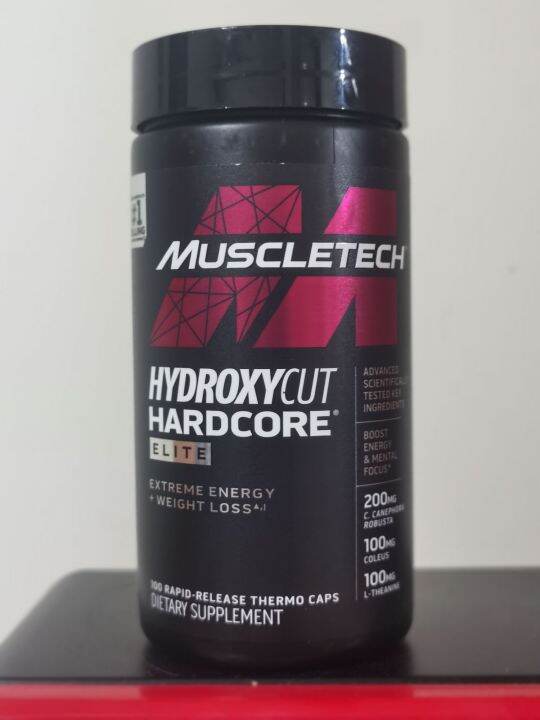 Muscletech Hydroxycut Hardcore Elite 100 Capsule Fat Burner Lose Weight