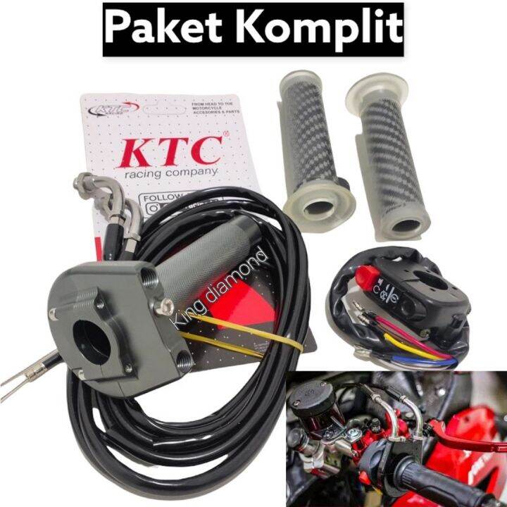 Gas Spontan Ktc Kabel Full Cnc Universal Nmax Pcx Aerox R Vixion