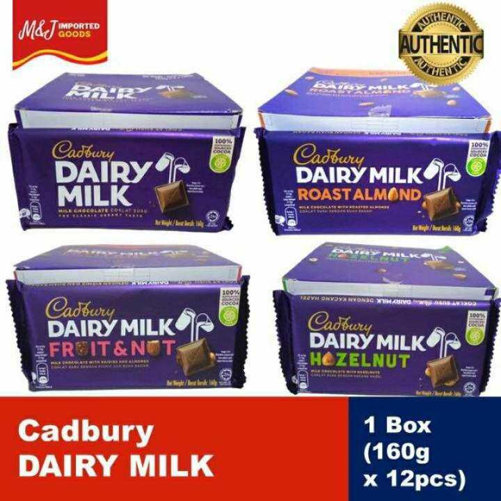 Cadbury Dairy Milk Classic Roast Almond Hazelnut Fruit And Nut G