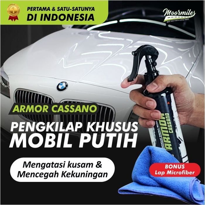 Armor Cassano By Moormiles Pengkilap Khusus Bodi Mobil Putih Perawatan