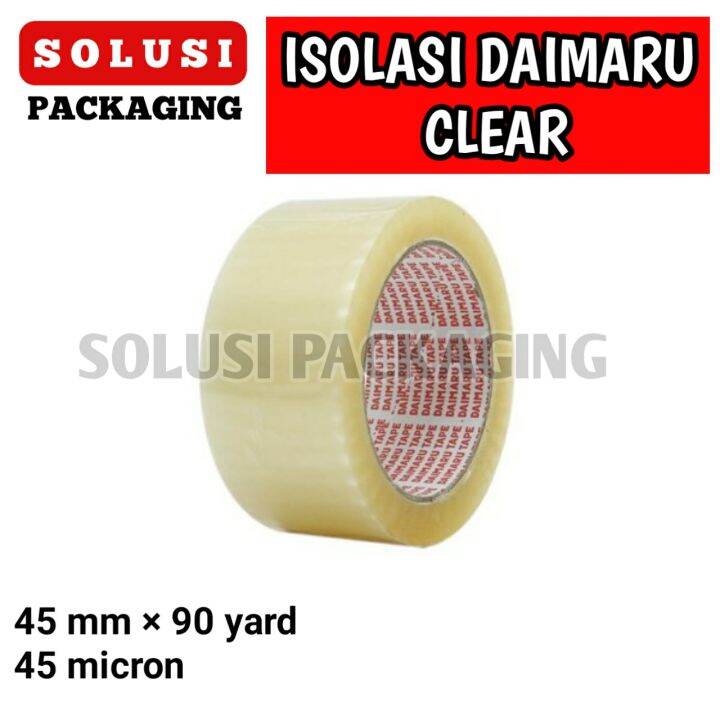 DAIMARU CLEAR OPP TAPE LAKBAN BENING SOLATIP BESAR 48mm X 90 Y Lazada