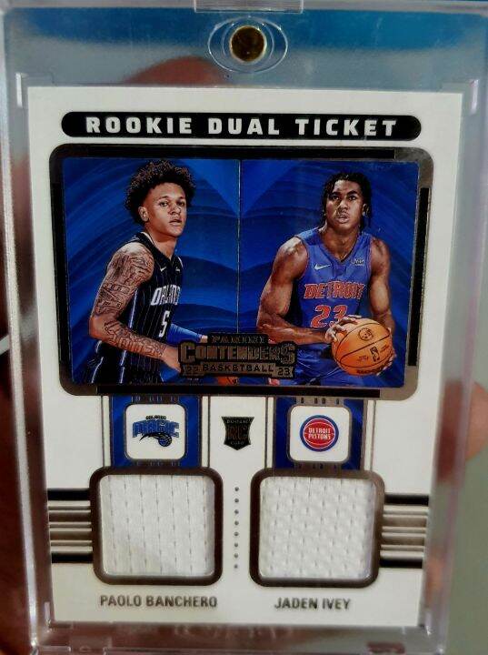 Paolo Banchero Dual Jaden Ivey Rookie Gu Nba Card Lazada Ph