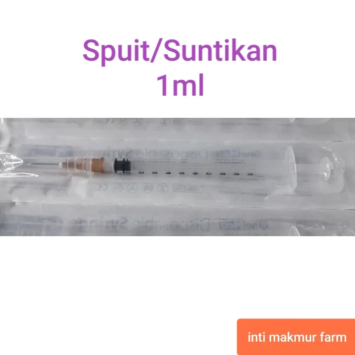 Spuit Suntikan Disposable Syringe 1ml 1cc Alat Suntik ONEMED