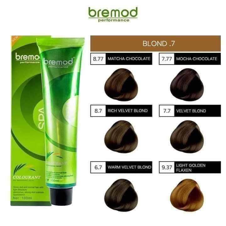 Bremod Hair Color 100ml Blond Series Matcha Chocolate Mocha