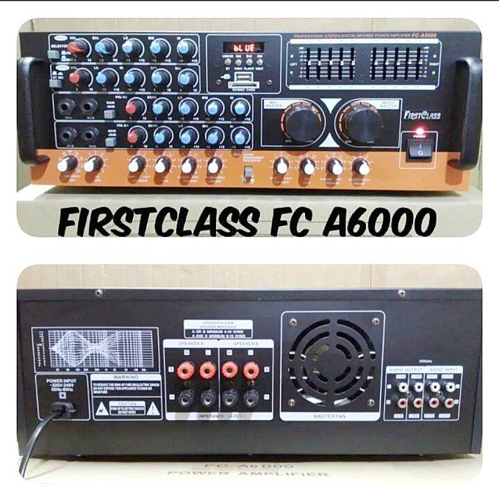 Power Amplifier Firstclass FC A6000 Bluetooth 400watt Lazada Indonesia