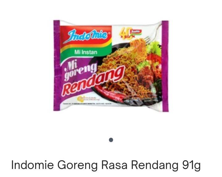 Indomie Goreng Rasa Rendang 91g 1 Dus Isi 40 Pcs Lazada Indonesia