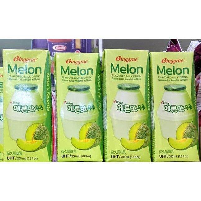 Binggrae Melon Flavored Milk Drink Minuman Korean Ml Lazada