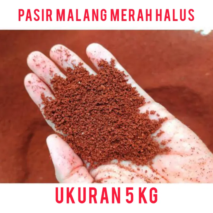 Pasir Malang Merah Halus No Ukuran Berat Kg Lazada Indonesia