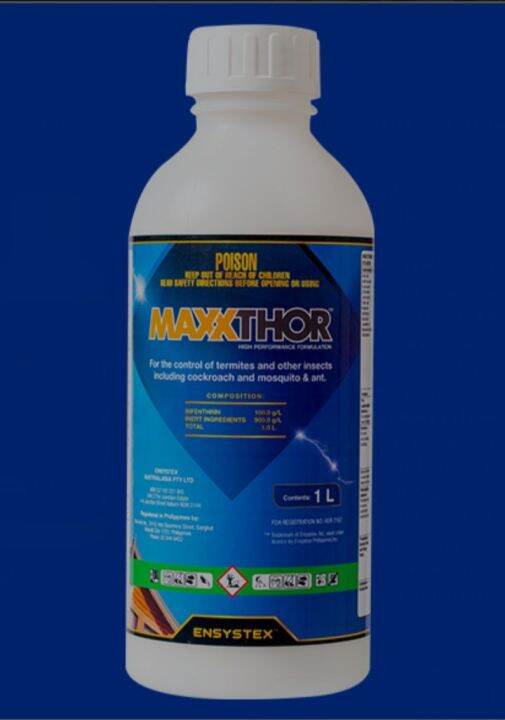 Ensystex Maxxthor Insecticide Bifenthrin Pesticide Odorless Termiticide