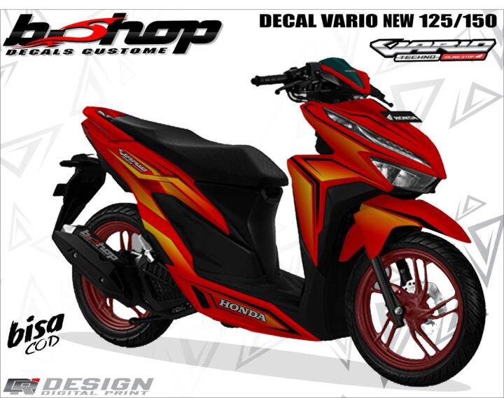 Decal Sticker Fullbody Honda New Vario Led Lazada Indonesia