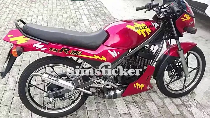 SUZUKI TXR 150 PANTHER 3 BODY STICKER Lazada