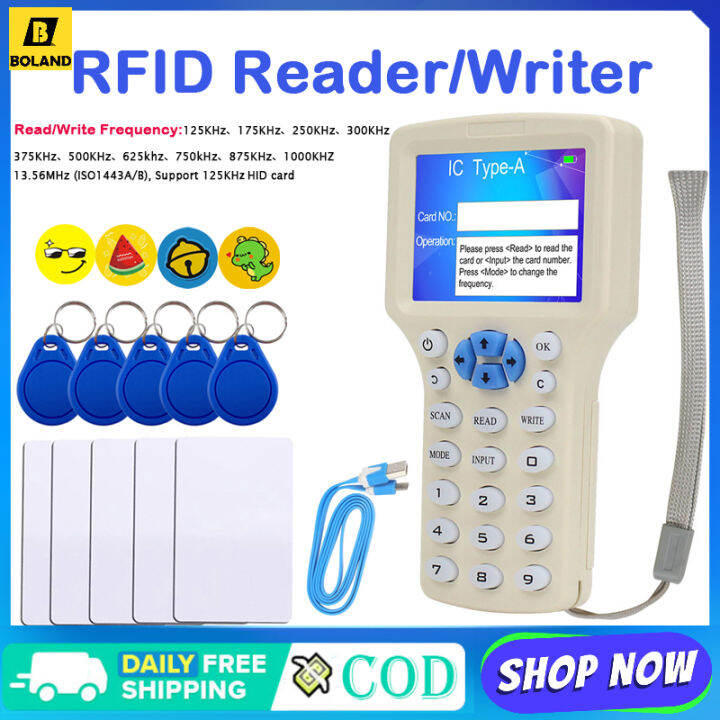 Boland Rfid Reader Writer Duplicator Frequency Nfc Smart Card