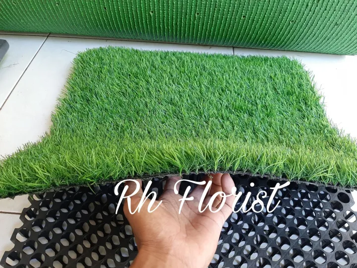 Rumput Sintetis Import Type Swiss Cm Full Green Ukuran M X M