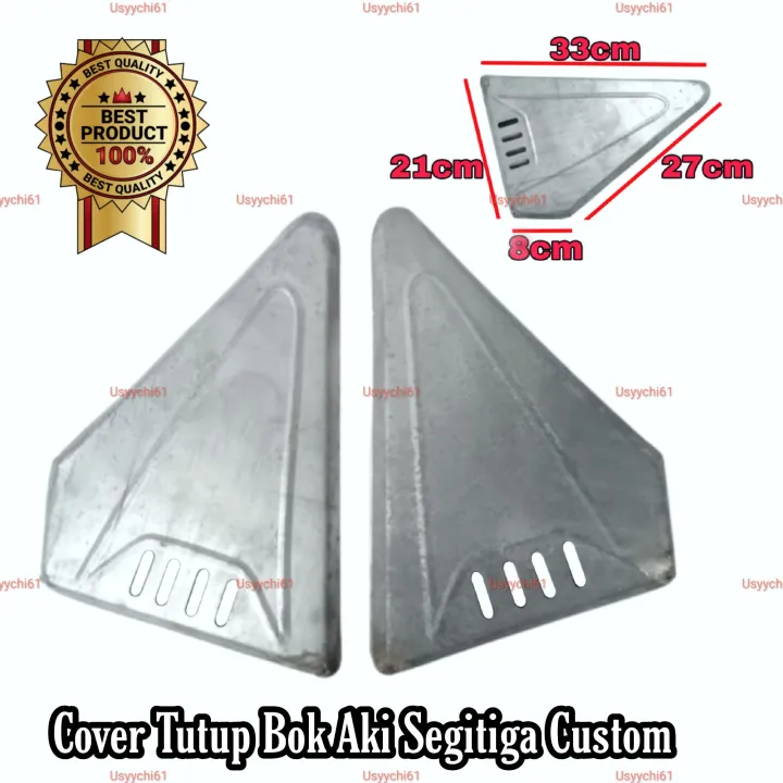 Cover Tutup Bok Aki Accu Samping Motif WT2 Segitiga Japstyle Bobber