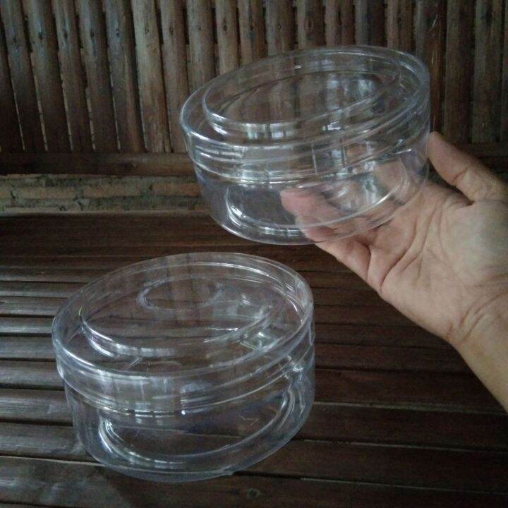 Toples Plastik Pet 14 X 6 5 Tebal Bening Wadah Makanan Kemasan Kue