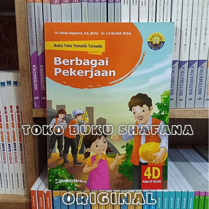 Buku Teks Tematik Terpadu 4D Yudhistira Kelas 4 SD MI K13 Edisi Revisi