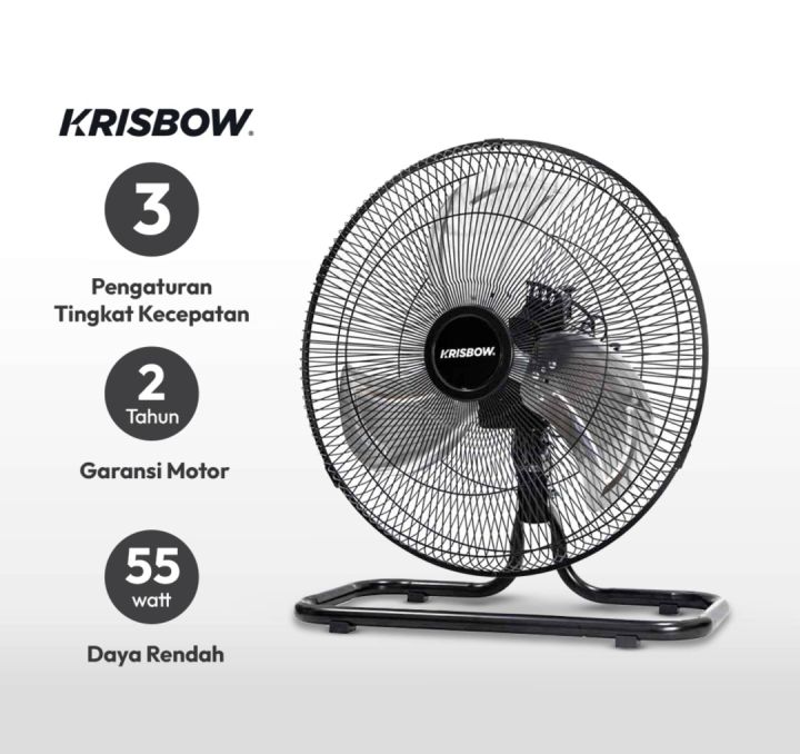 Krisbow Industrial Fan In Inc Kipas Angin Turbo Kipas Meja