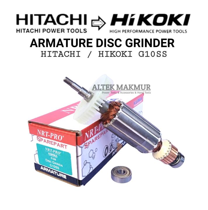 Nrt Pro Armature Disc Grinder Hitachi G Ss Angker Dinamo Mesin Gerinda