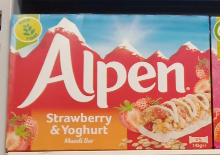 Alpen Strawberry Yoghurt Muesli Bar 145g 5S Lazada