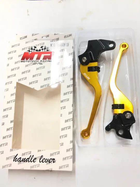 Mtr Brake Lever For Mio Sporty Adjustable Color Gold Lazada Ph