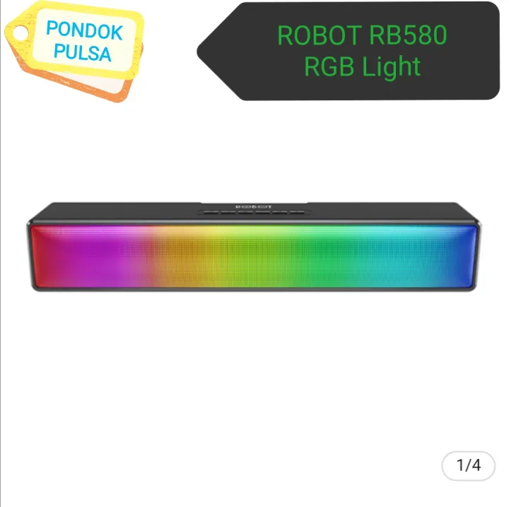 Speaker Bluetooth Robot Rb Soundbar Rgb Light W High Power