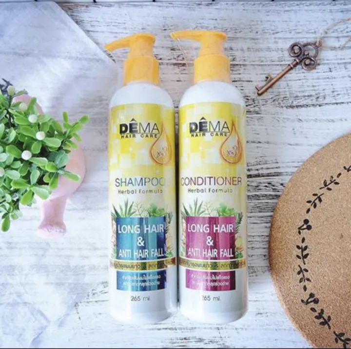 Dema Hair Care Shampoo Conditioner Long Hair Anti Hair Fall