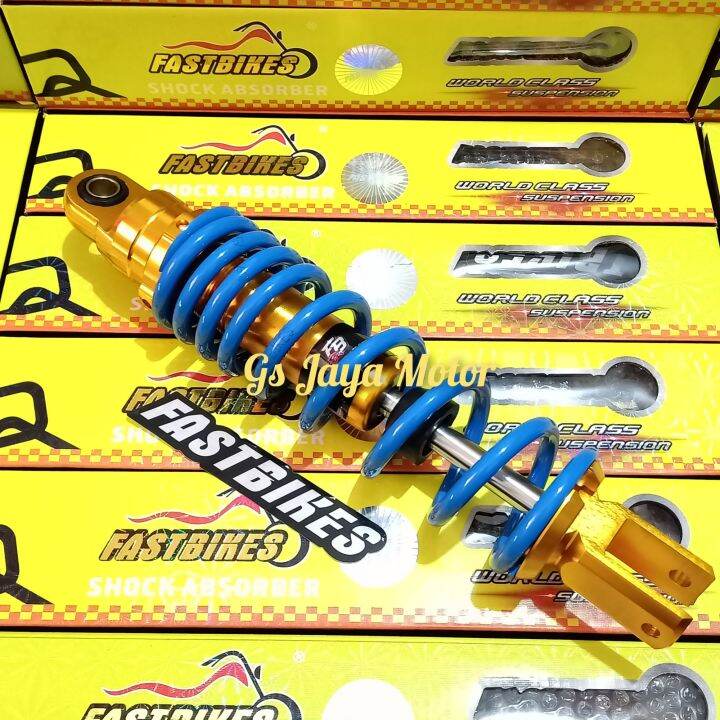 FAST BIKES SHOCKBREAKER BELAKANG UK 300MM BUAT MOTOR MATIC MIO FINIO