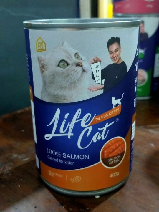 Life Cat Kaleng Kitten Salmon 400 Gram Makanan Basah Kucing Lazada