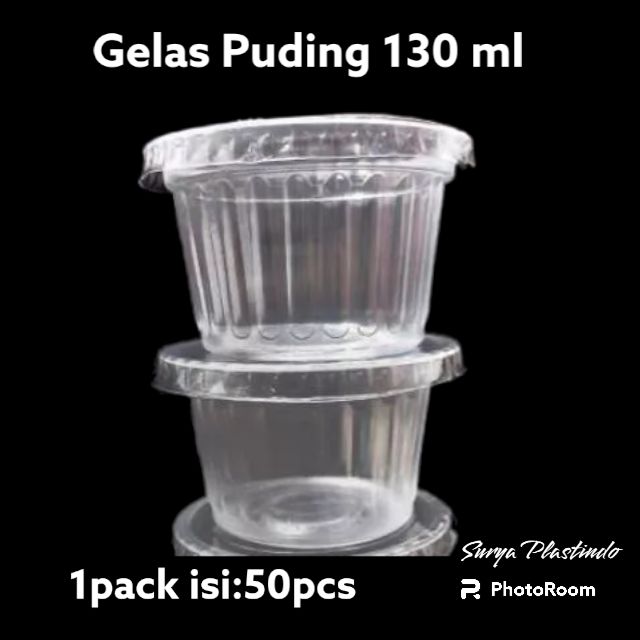 Gelas Puding Belimbing 120ml Isi 50pcs Gelas Jelly Puding Lazada