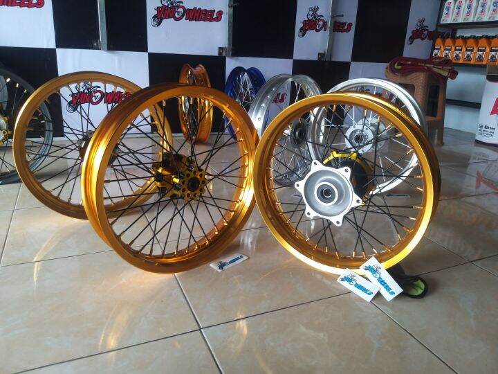 Wheelset Roda Velg Supermoto Honda Crf L Paket Velg Supermoto