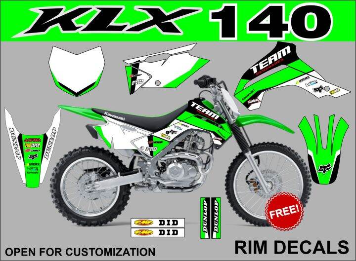 Kawasaki Klx Full Body Decals Lazada Ph