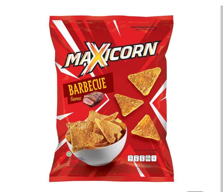 MAXICORN Doritos Tortilla Chips Barbecue Roasted Corn Nacho Cheese