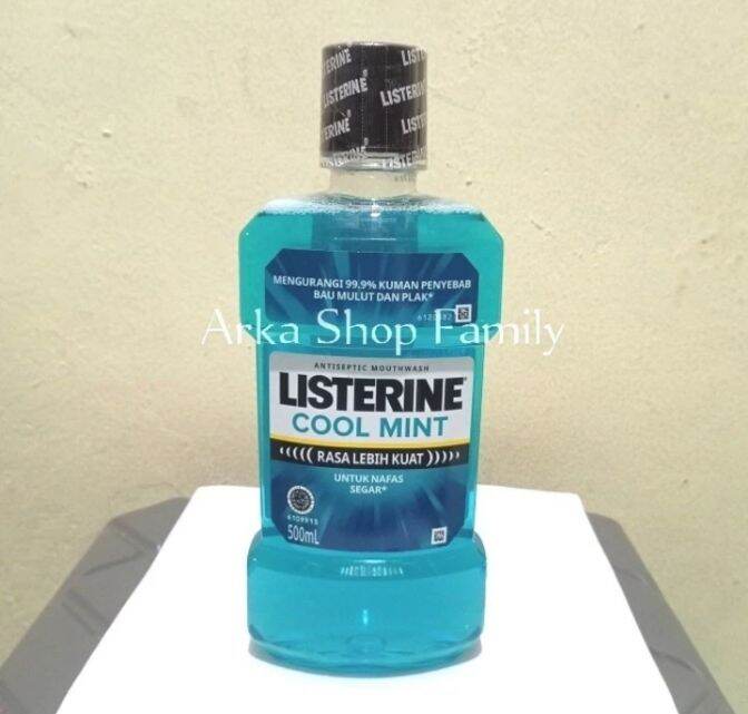 LISTERINE Mouthwash Cool Mint 500ml Obat Kumur Lazada Indonesia