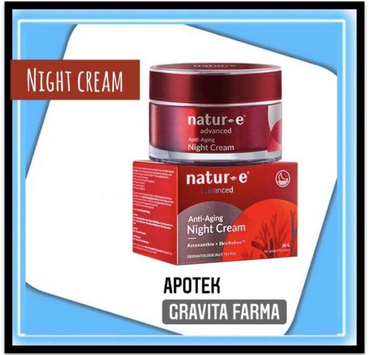 Natur E Advanced Anti Aging Night Cream Lazada Indonesia