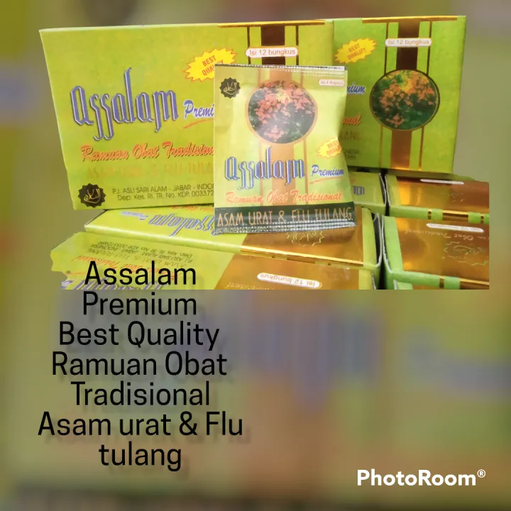 Kapsul ASSALAM Premium Original Ramuan Tradisional Asam Urat 12