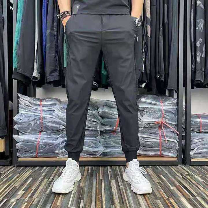 Men S Jogger Pants Loose Sweatpants Korean Style Outdoor Sports Stretch