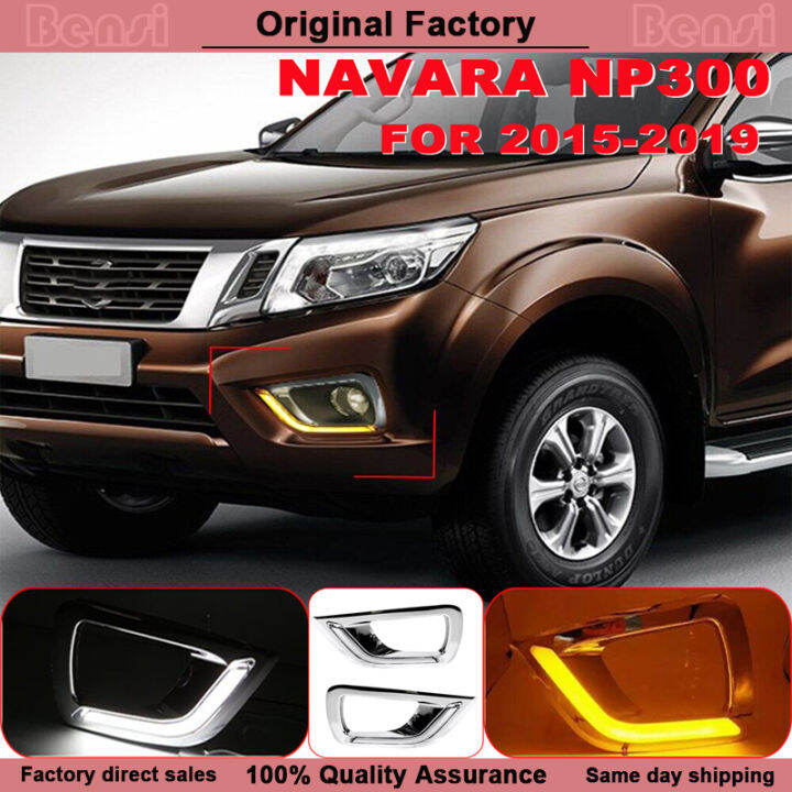 Bensi Pair Nissan Navara Np Led Drl Lights For Cars Fog