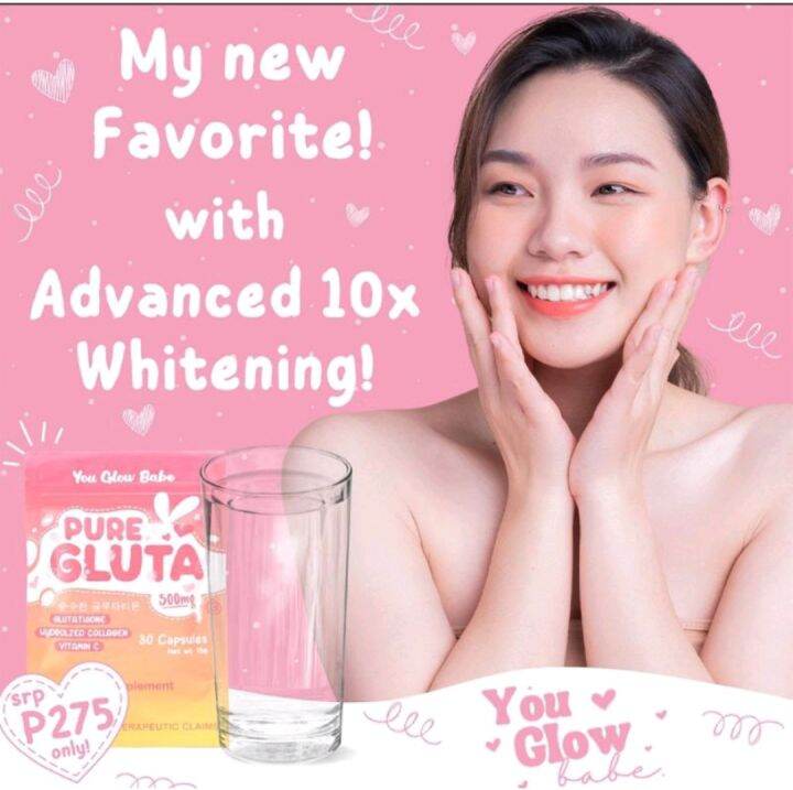 Beauty White Pure Gluta By You Glow Babe Lazada PH